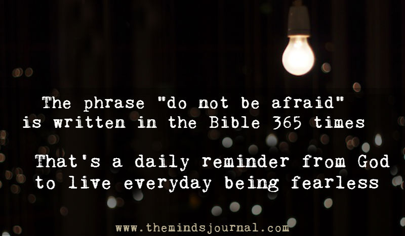 Do not be afraid – Bible