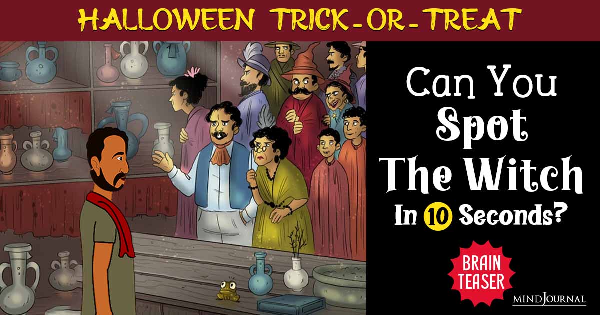 Tricky Halloween Brain Teaser: Spot The Witch In The Picture Within 10 Seconds – Can You?