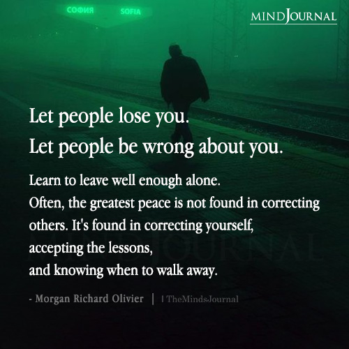 Let People Lose You