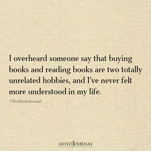Buying Books And Reading Books
