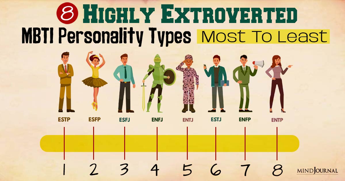 Highly Extroverted MBTI Personality Types: Most To Least