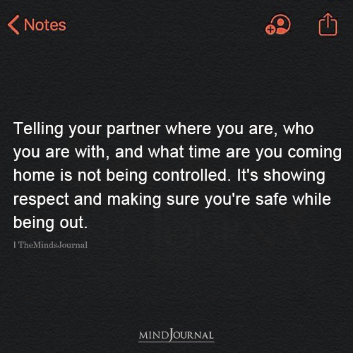 Telling Your Partner Where You Are