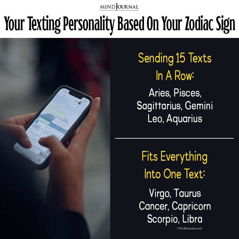 Your Texting Personality Based On Your Zodiac Sign