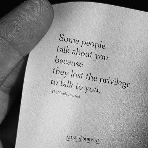 Some People Talk About You