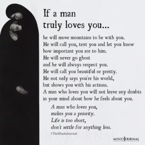 If A Man Truly Loves You - Love Quotes